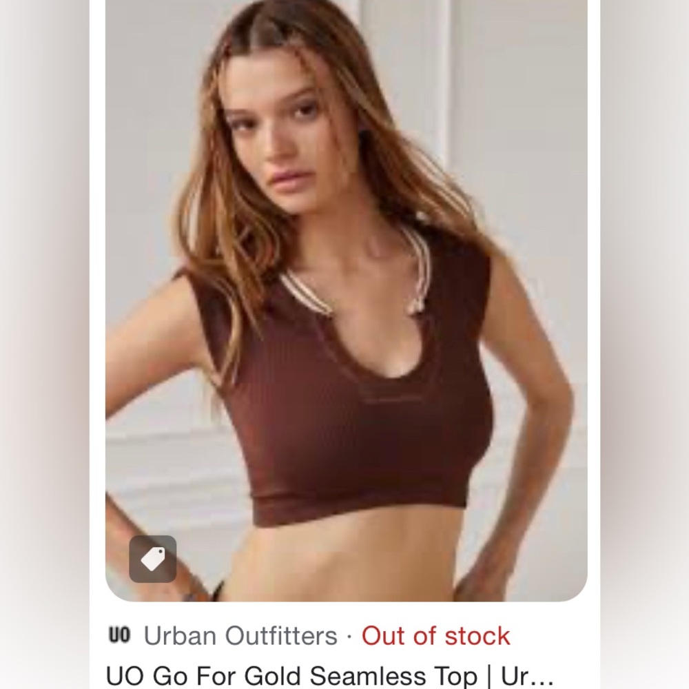 Urban outfitters go for gold top